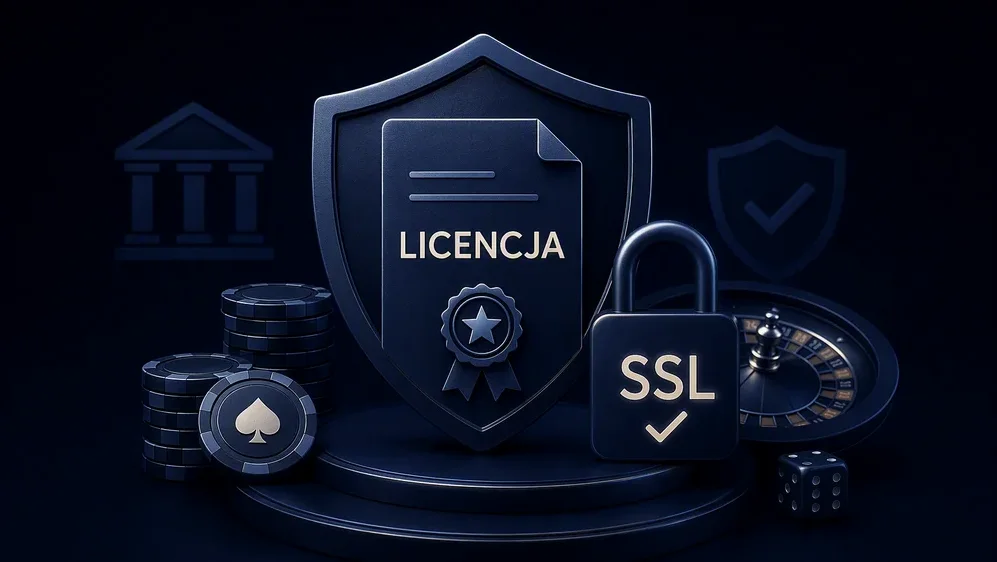 tarcza z certyfikatem licencji i zamek SSL